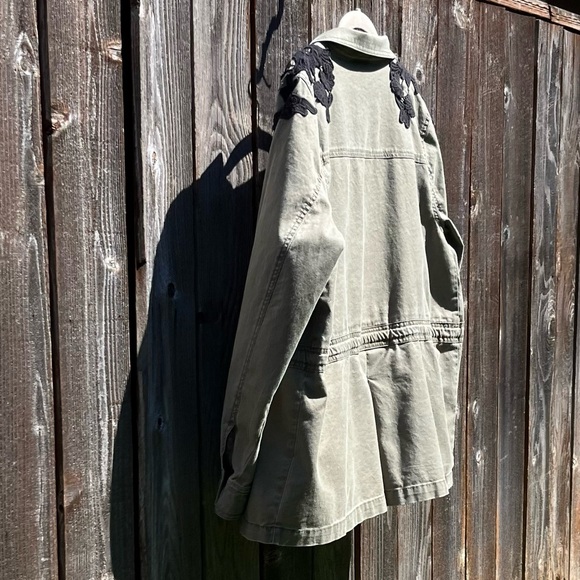 Lane Bryant military green utility army jacket  size 14/16 - Picture 14 of 17